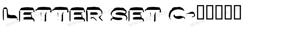 Letter Set C字体转换